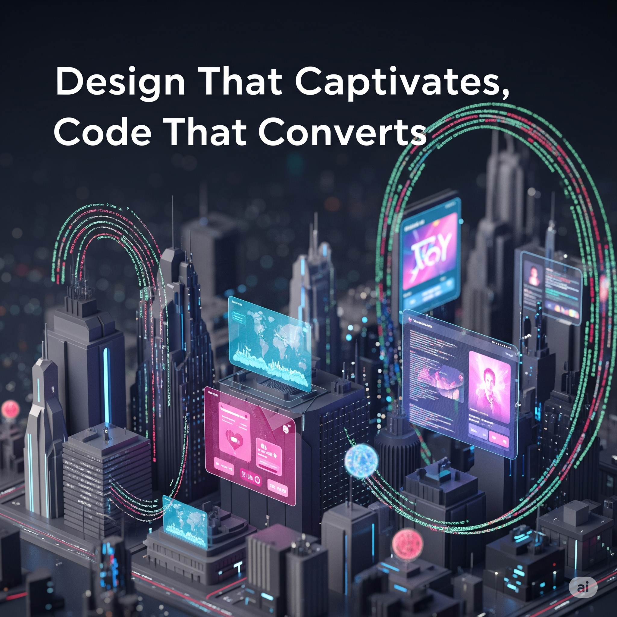 Design That Captivates, Code That Converts