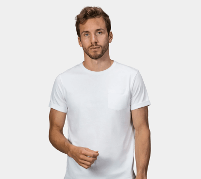 Modern White T-Shirt